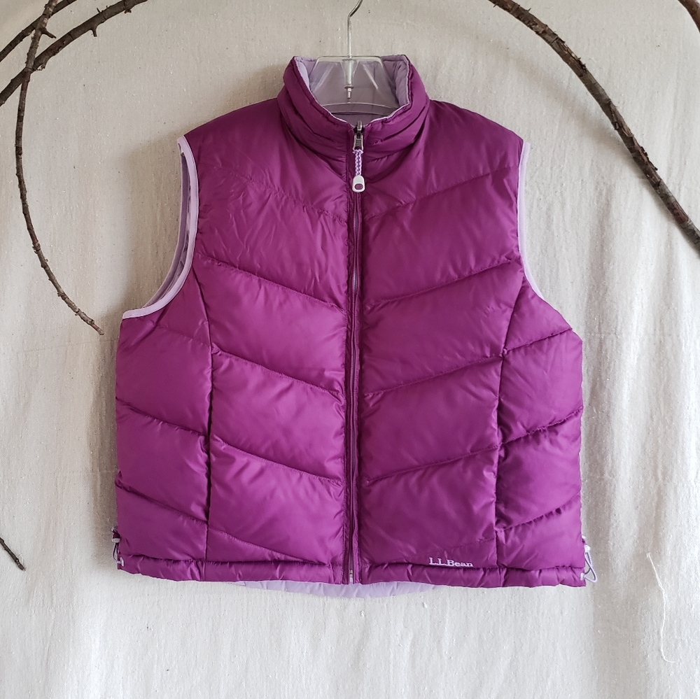 COPY - LL Bean Goose Down Sleeveless Puffer Vest L Reg